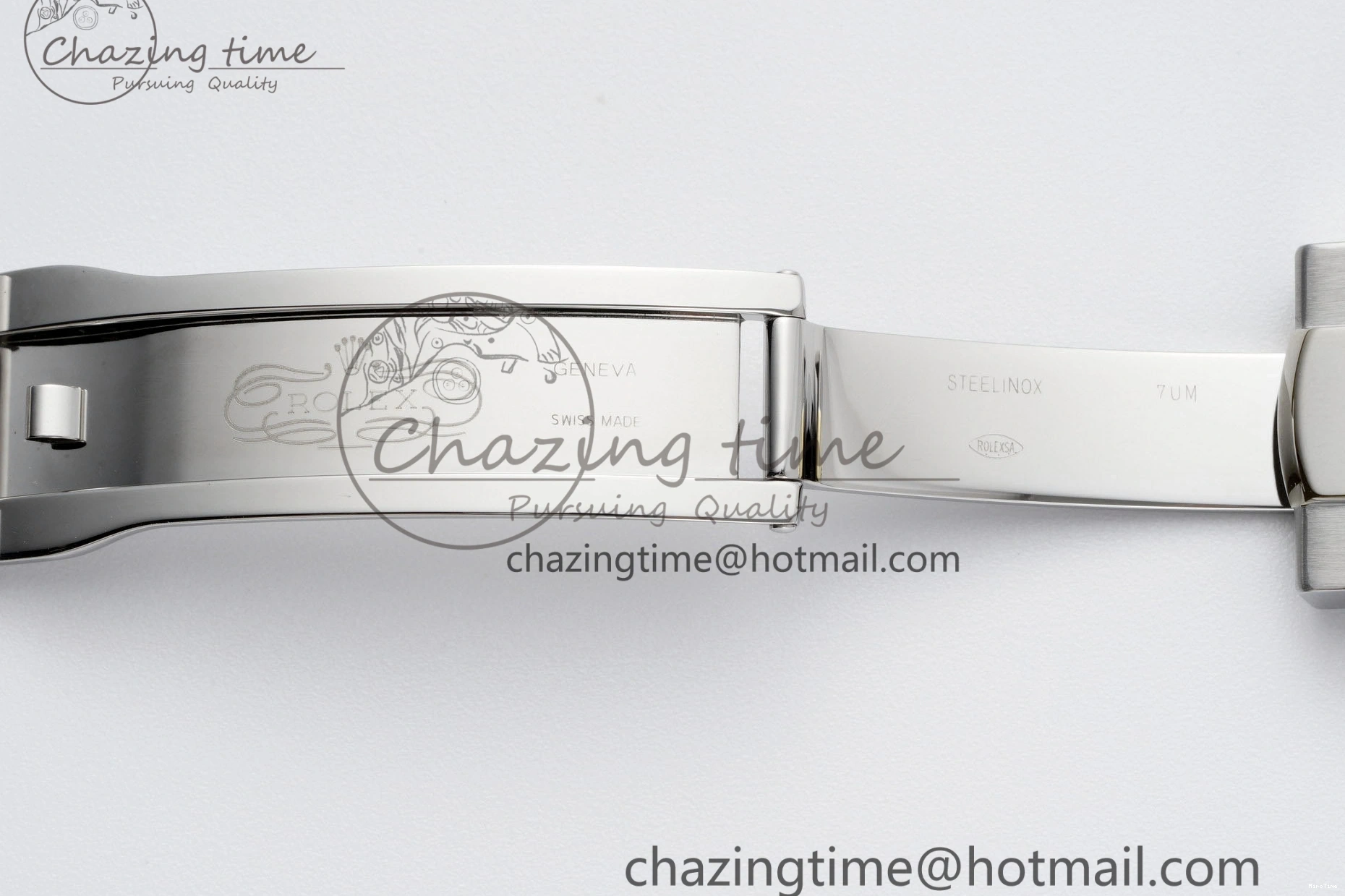 MiroTime 0423 Modern DateJust 41 SS Polished Bezel KING 1:1 Best Edition 904L Steel Blue Roman Dial on Oyster Bracelet VR 2212